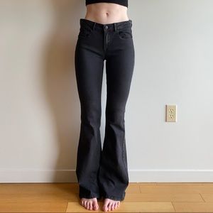 Zara Z1975 Black Flared Jeans